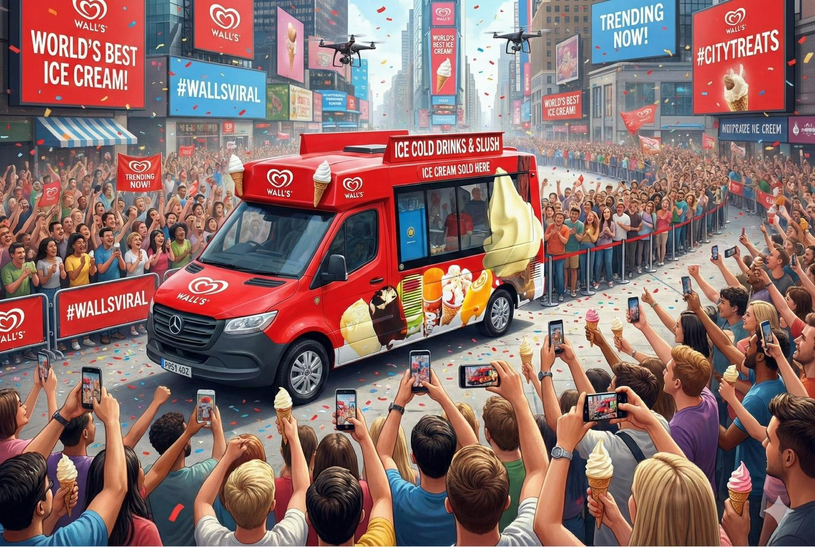 corporate picture mr whippy hire van