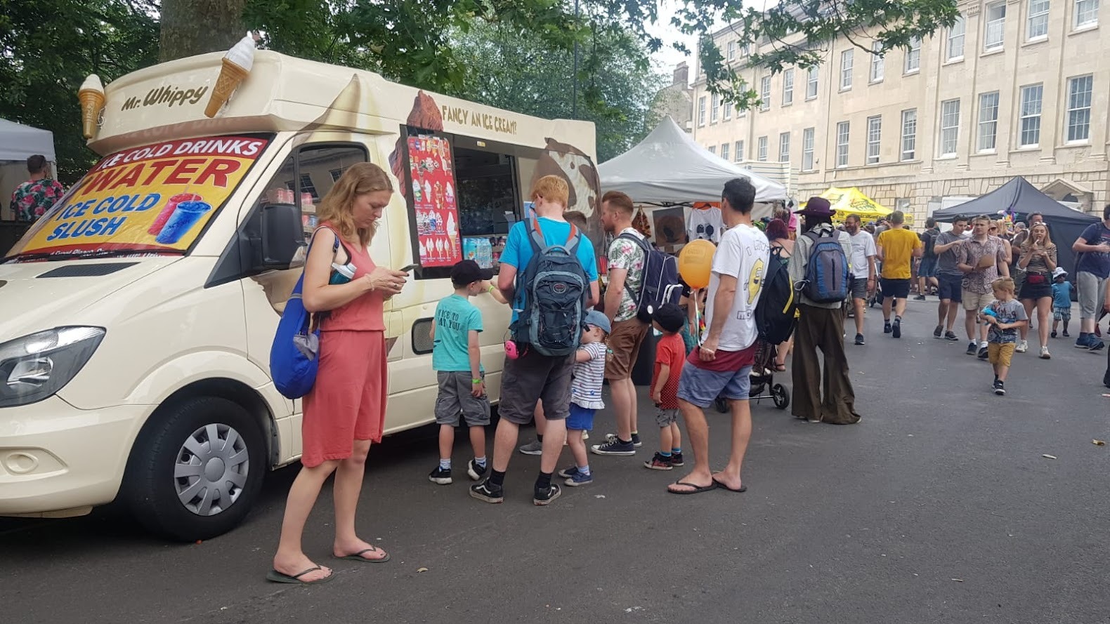 Hire Mr Whippy school event