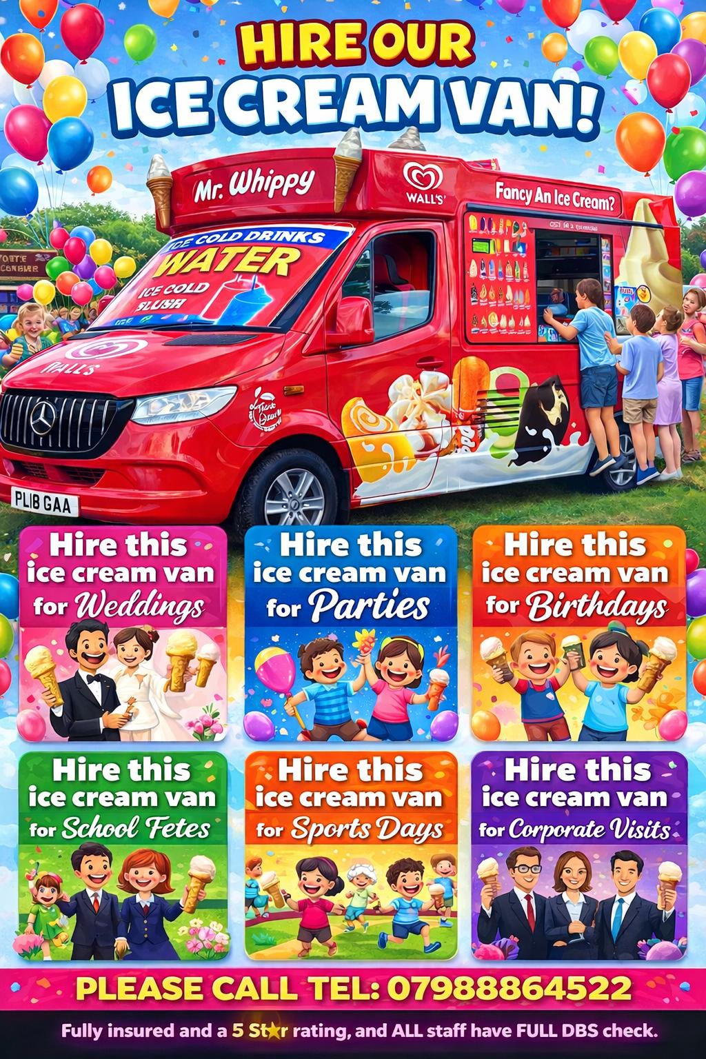 mr whippy hhire van events for all type